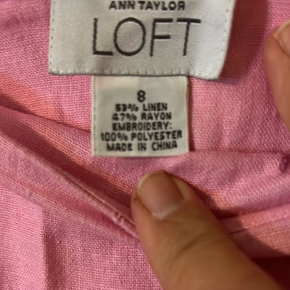 Ladies linen skirt by Ann Taylor Loft size 8 - Picture 3 of 3